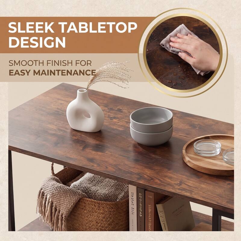 SLEEK TABLETOP DESIGN  
SMOOTH FINISH FOR EASY MAINTENANCE
