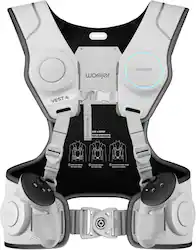Woojer - Made for Meta HiFi Haptic Vest 4 - Compatible with PS (3,4,5) Xbox (Series X, One, 360) Nintendo (Switch, 3DS) - White, Black - Front_Zoom