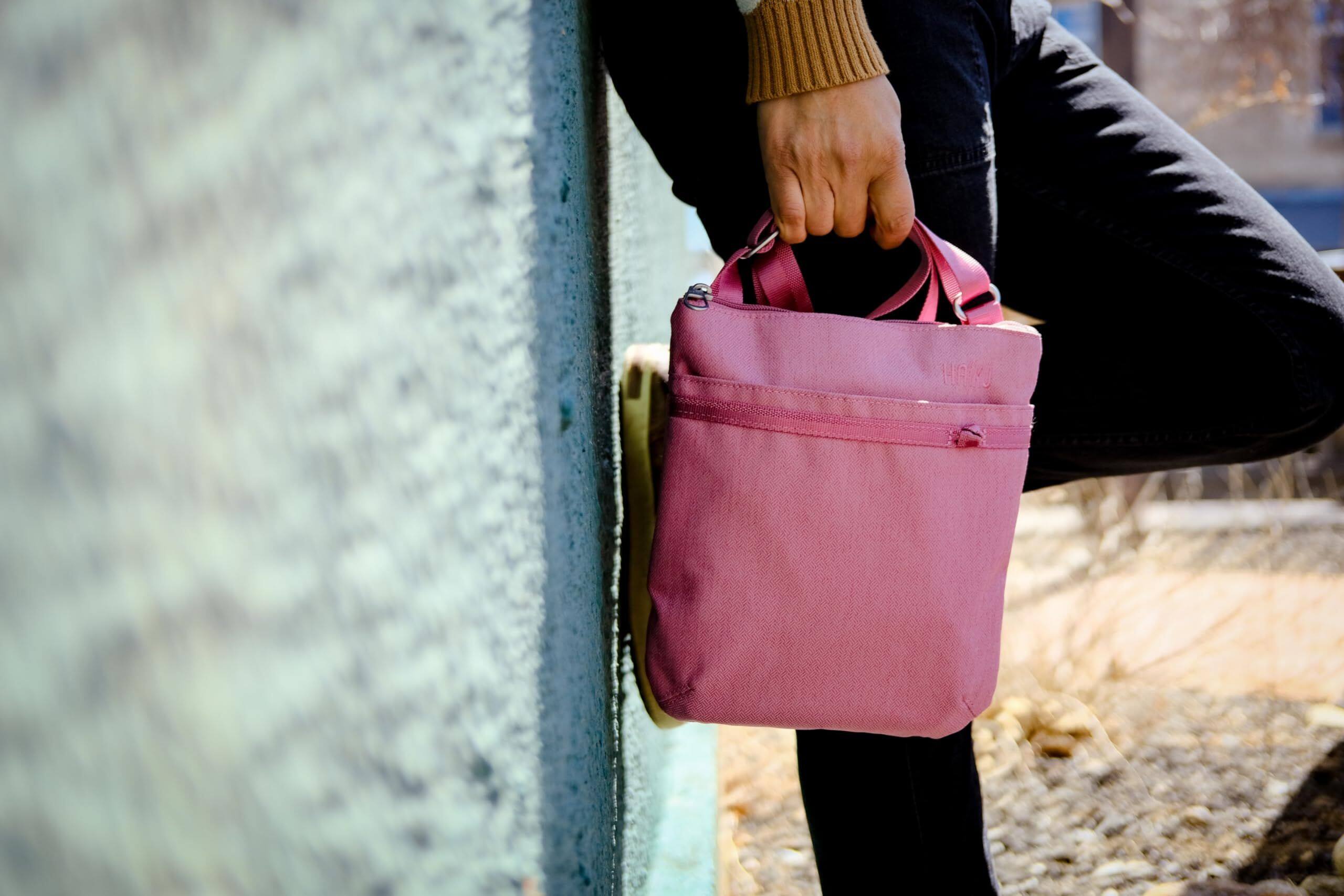 Alt View 1. Haiku - Haiku Revel Crossbody Bag - Pink.