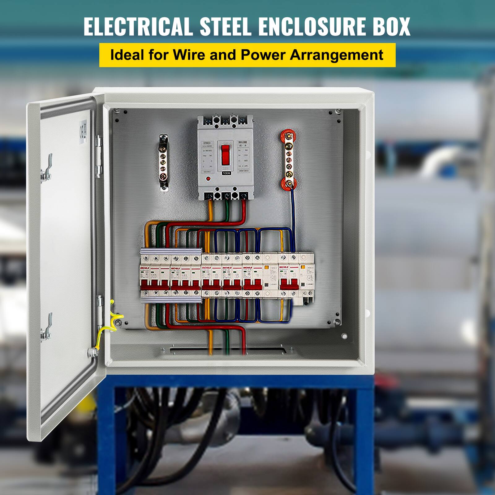 ELECTRICAL STEEL ENCLOSURE BOX  
Ideal for Wire and Power Arrangement