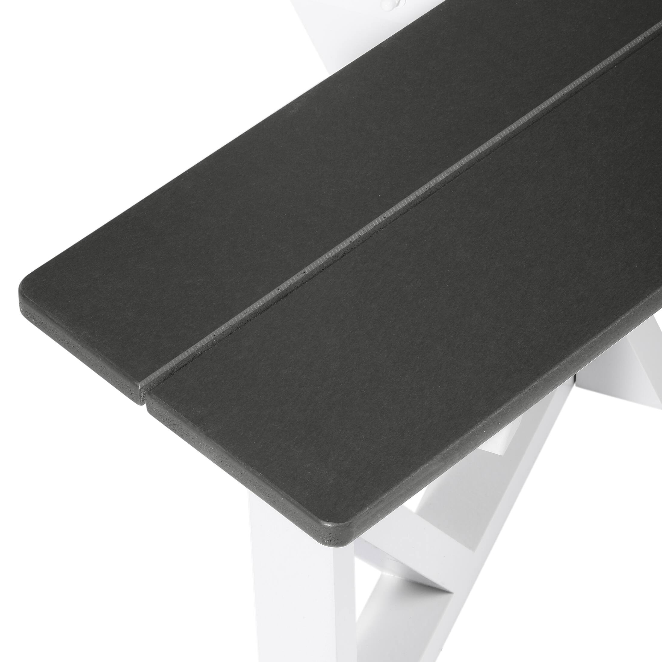 Alt View 3. WestinTrends - WestinTrends Greenville Outdoor 48" HDPE 8-Person Patio Octagon Picnic Table - Gray.