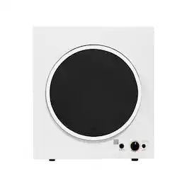 Equator - ED 850 S Compact 3.5 cu. ft./13lbs Vented Electric Sensor Dryer Knob Control w/ Sleep Mode 110V/1500W - White