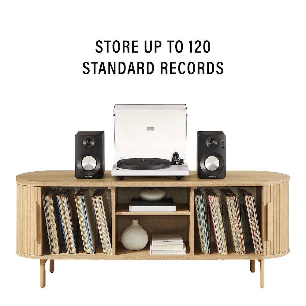 STORE UP TO 120 STANDARD RECORDS