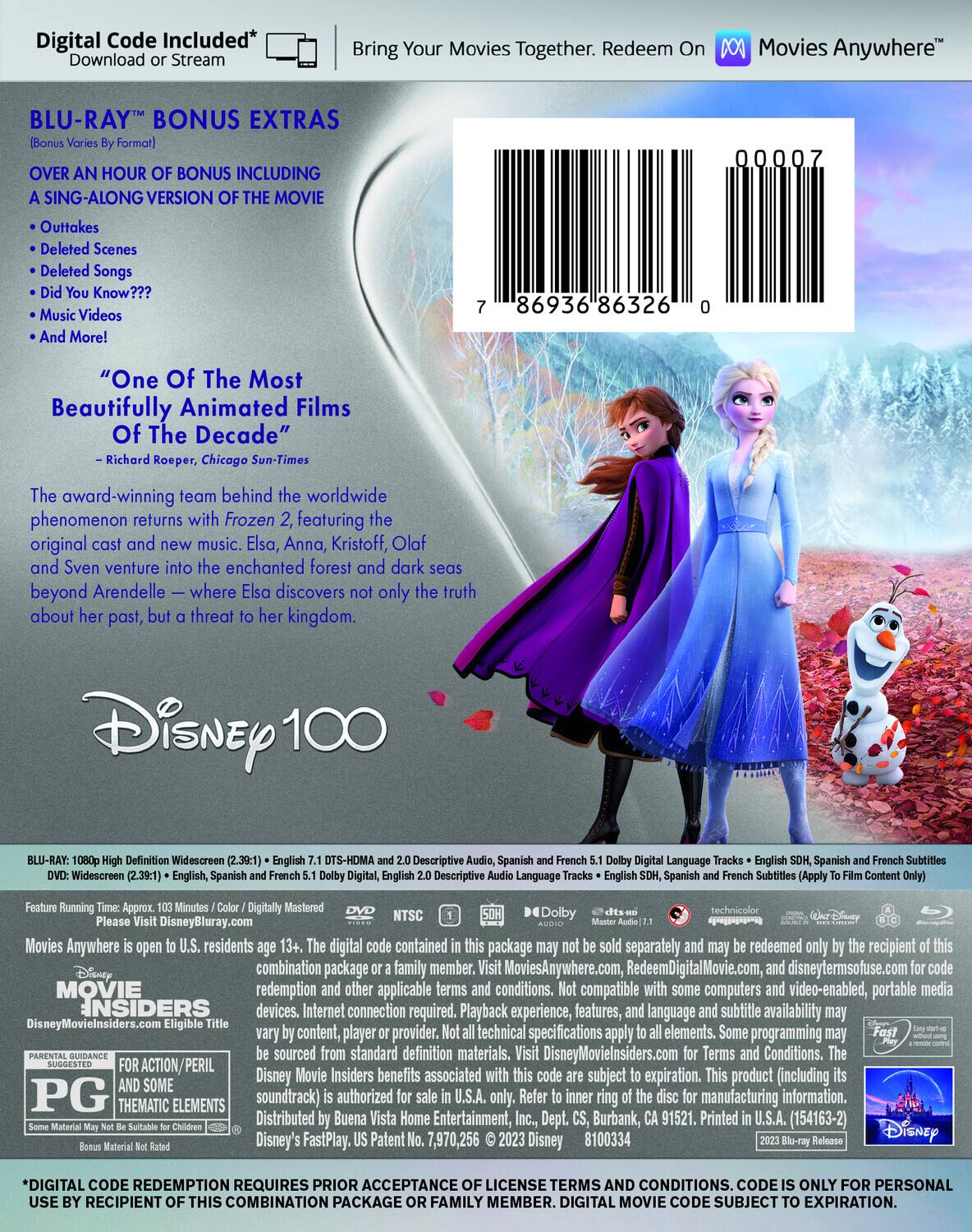 Alt View 1. Frozen II   - BLU-RAY.