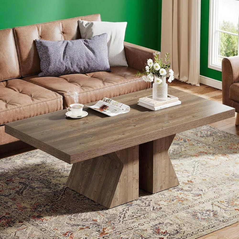 Back. SlickBlue - Rattan Table?Coffee Table - Multi.