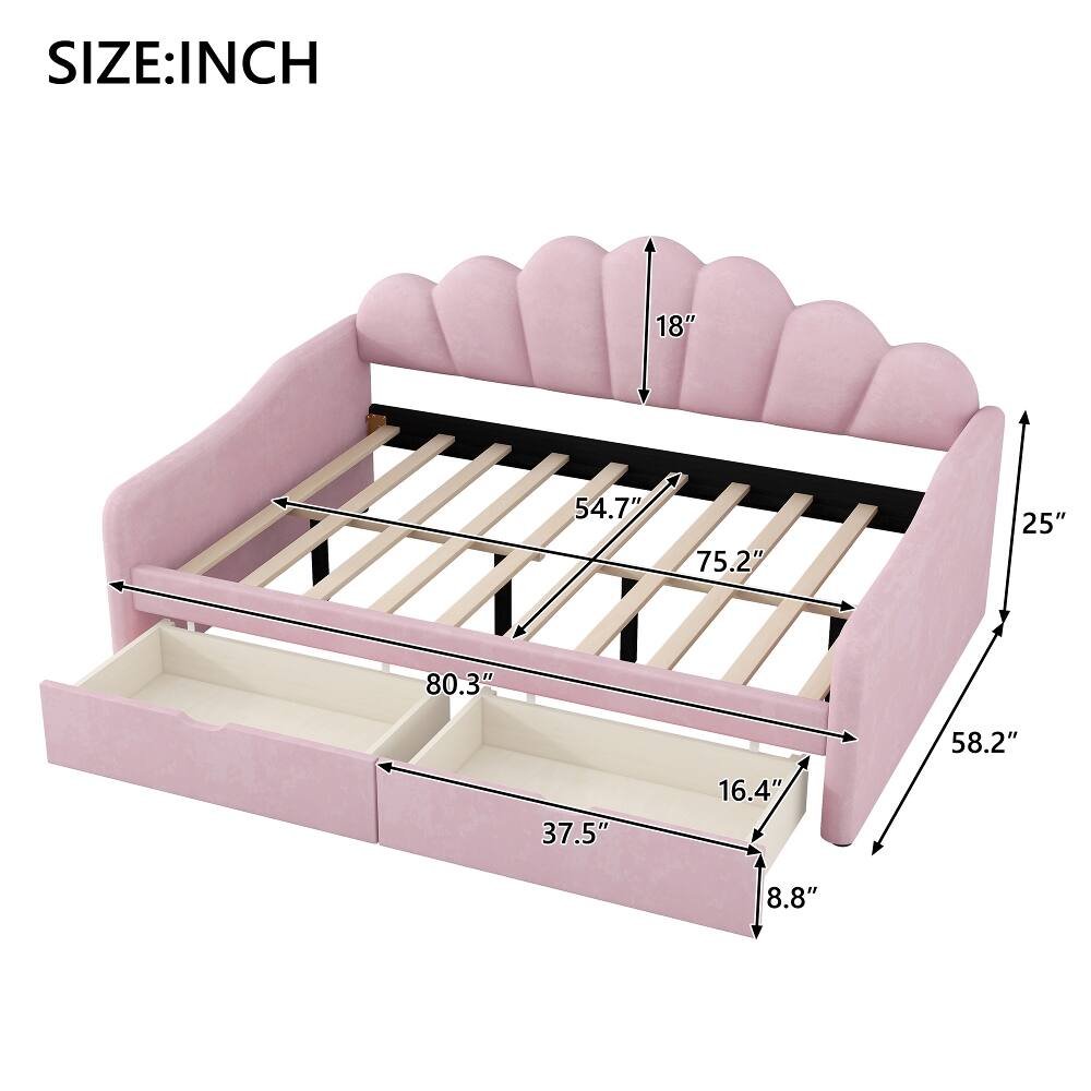 SIZE: INCH  
18" 54.7" 75.2" 25" 80.3" 37.5" 16.4" 58.2" 8.8"