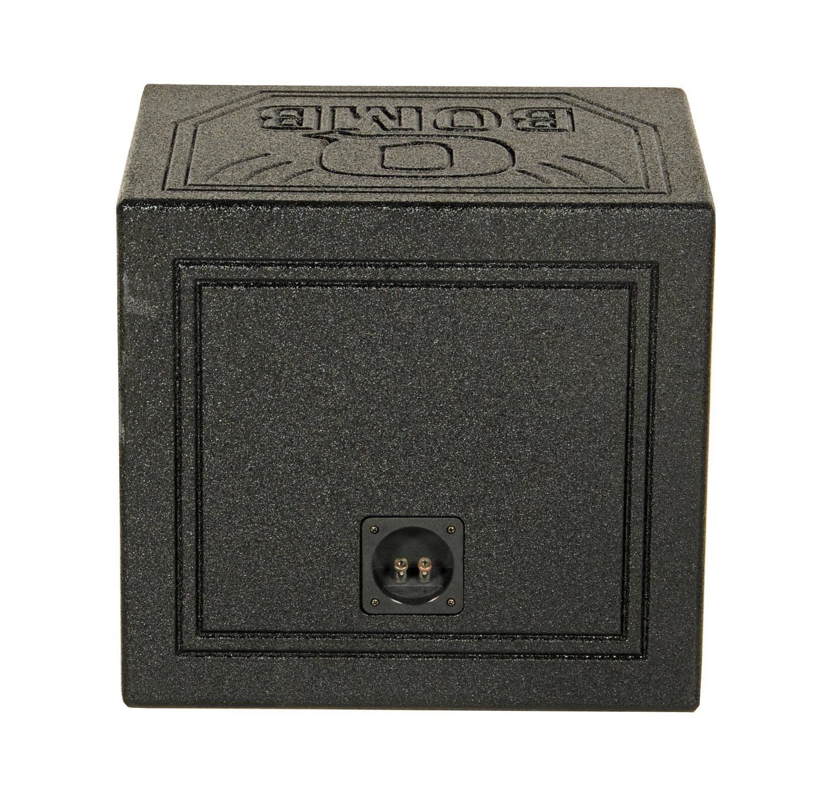 Alt View 10. QPower - QPower QBOMB12S 12 Inch Sealed Subwoofer Enclosure, Car Audio Sub Speaker Box - Black.