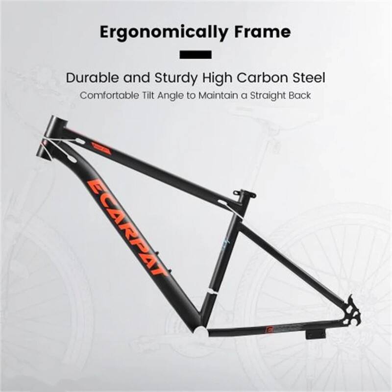 Ergonomically Frame  
Durable and Sturdy High Carbon Steel  
Comfortable Tilt Angle to Maintain a Straight Back  
ECARPAT