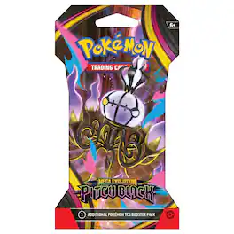 Pokémon - Pokemon ME5 Mega Evolution Pitch Black Sleeved Booster Pack | Mega Chandelure ex
