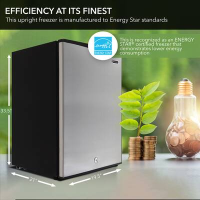Whynter 3.0 cu. ft. Energy Star Upright Freezer with Lock