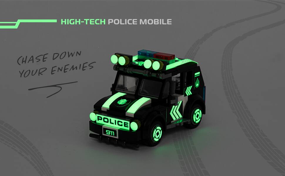 HIGH-TECH POLICE MOBILE

CHASE DOWN YOUR ENEMIES