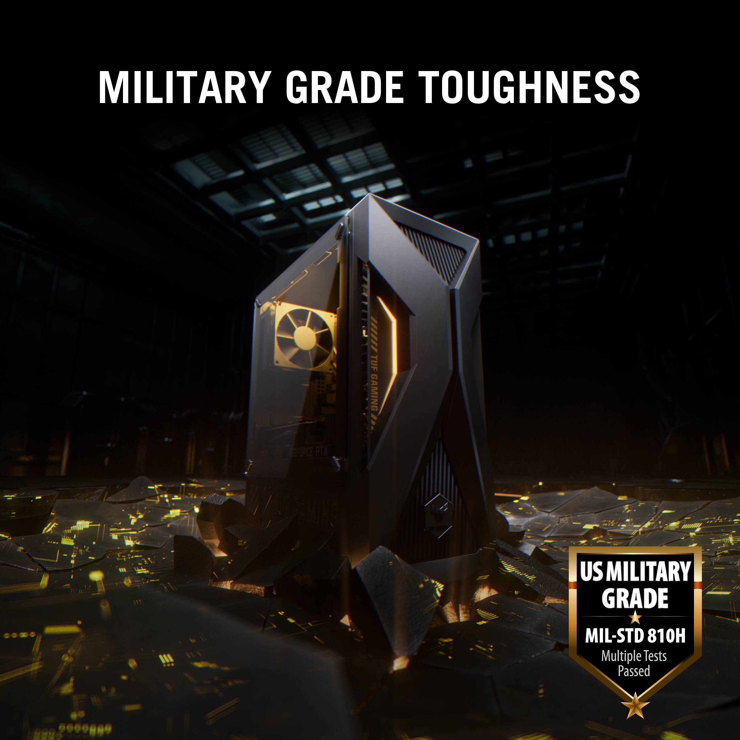 MILITARY GRADE TOUGHNESS W TUF GAMING SERE FIX US MILITARY GRADE MIL-STD 810H Multiple Tests Passed