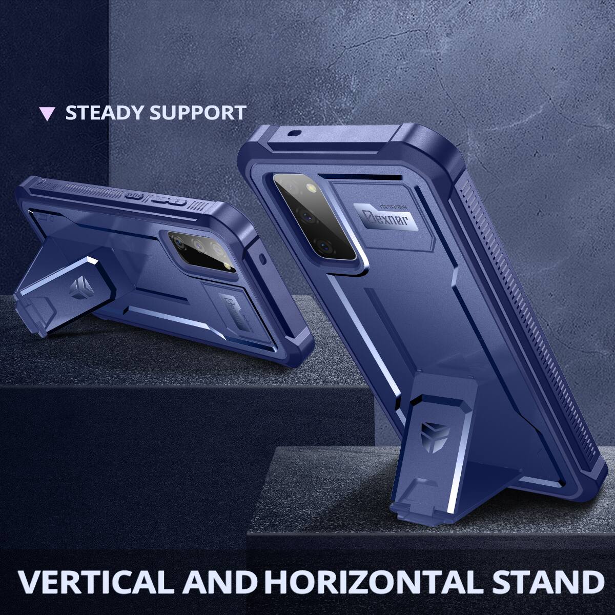 STEADY SUPPORT  
VERTICAL AND HORIZONTAL STAND