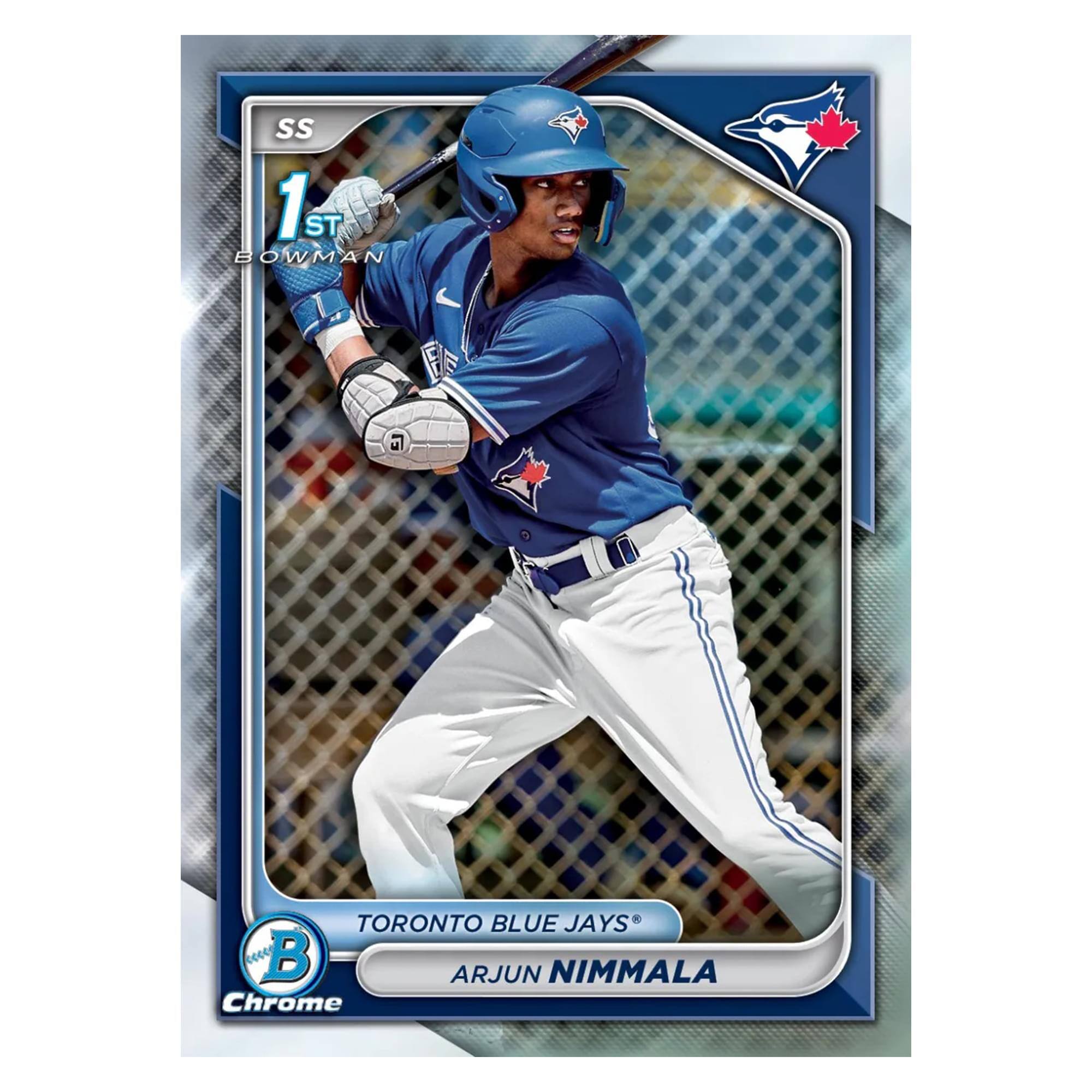SS  
1ST BOWMAN  
TORONTO BLUE JAYS  
ARJUN NIMMALA  
Chrome