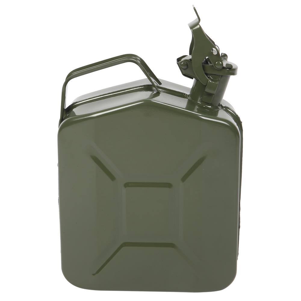 Alt View 5. Winado - 1.3 Gallons Jerry Can Fuel Can 1.3Gal 5L Gas Gasoline Fuel Backup Steel Tank Spill Proof Portable Diesel Storage Can - Army Green.