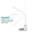 ADJUST Flexible neck easily adjusts height and light angle.