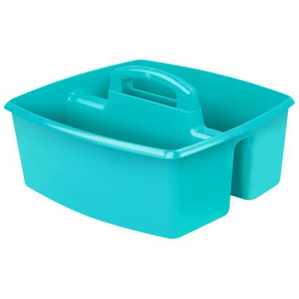 Front. Storex - Storex Large Caddy, Teal.