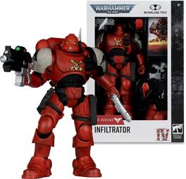 McFarlane Toys - McFarlane - Warhammer 40K: Dawn of War 4 - Blood Ravens - 7" Sergeant Infiltrator (Dawn of War 4) - COLLECTIBLES - Multicolor