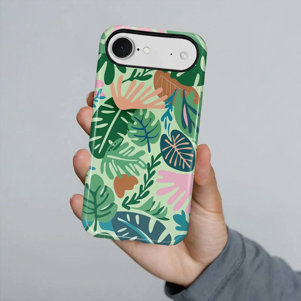 Alt View 3. BUBM - Smartphone Case for iPhone - 2-Layer Durable Smartphone Protection Case - Tropical Calm - Tropical Calm for iPhone Air.