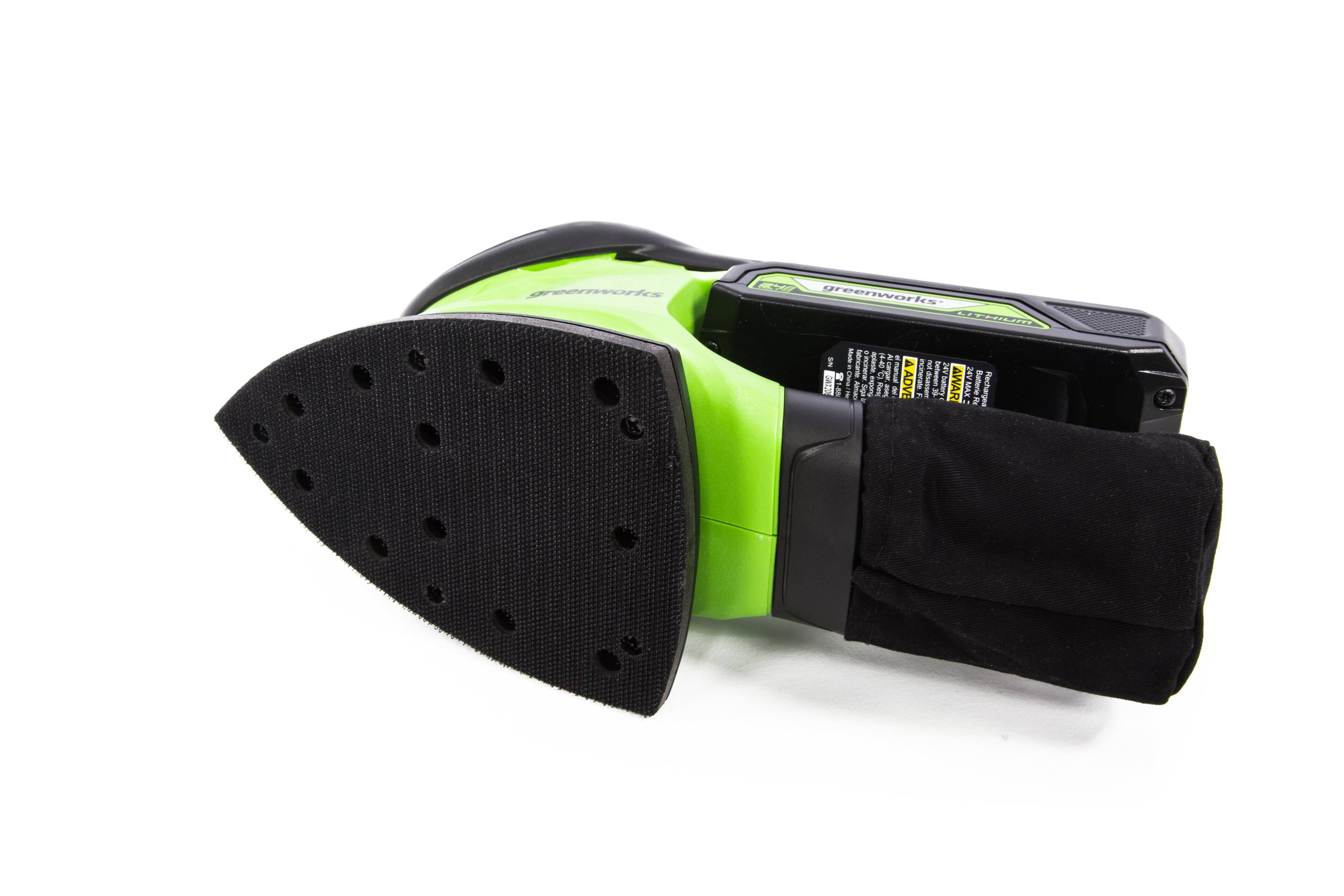 Alt View 15. Greenworks - 24-Volt Cordless Corner Finishing Sander (Battery and Charger Not Included) - Green.