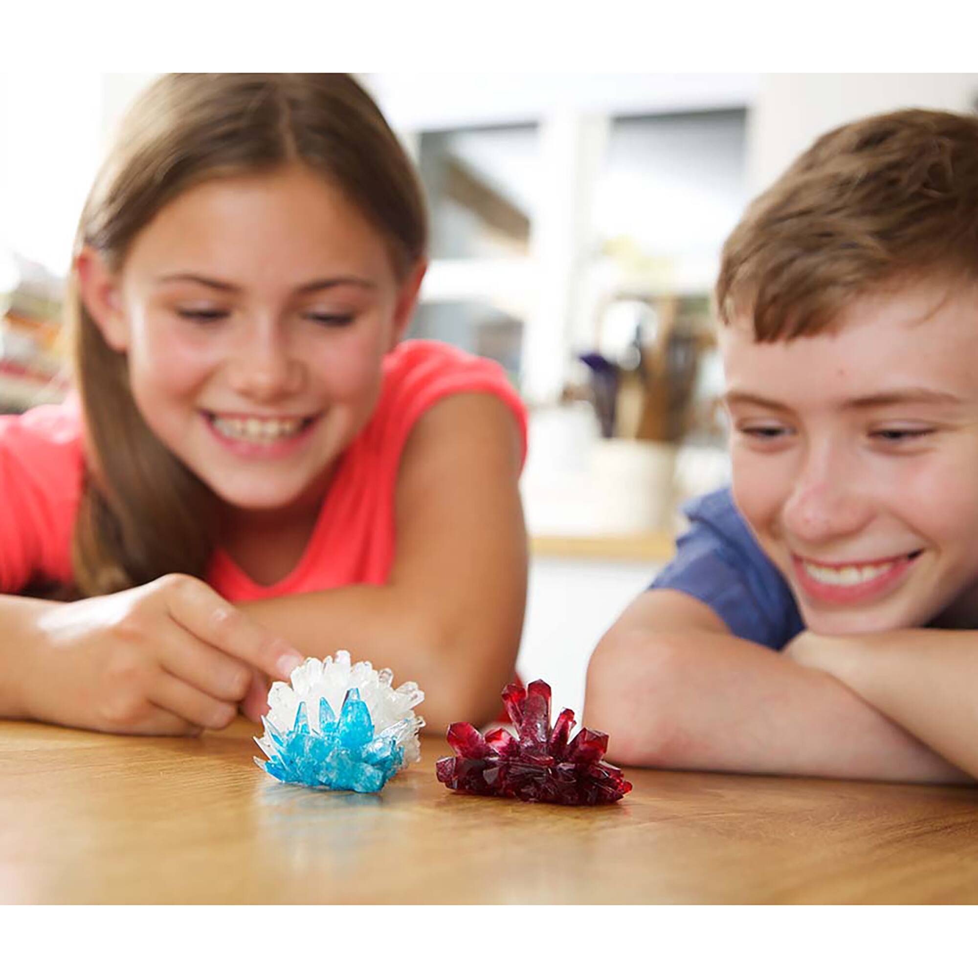 Alt View 4. 4M - Crystal Growing - Create 3 Colored Crystals, DIY STEM Craft Experiment Kit - Multicolor.