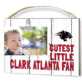 Jardine - Clark Atlanta University Panthers 8'' x 10'' Cutest Little Weathered Logo Clip Photo Frame - White