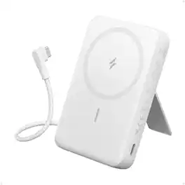 Anker - Zolo Magnetic Power Bank, 10,000mAh Wireless Portable Charger with 30W Max Fast Charging - White