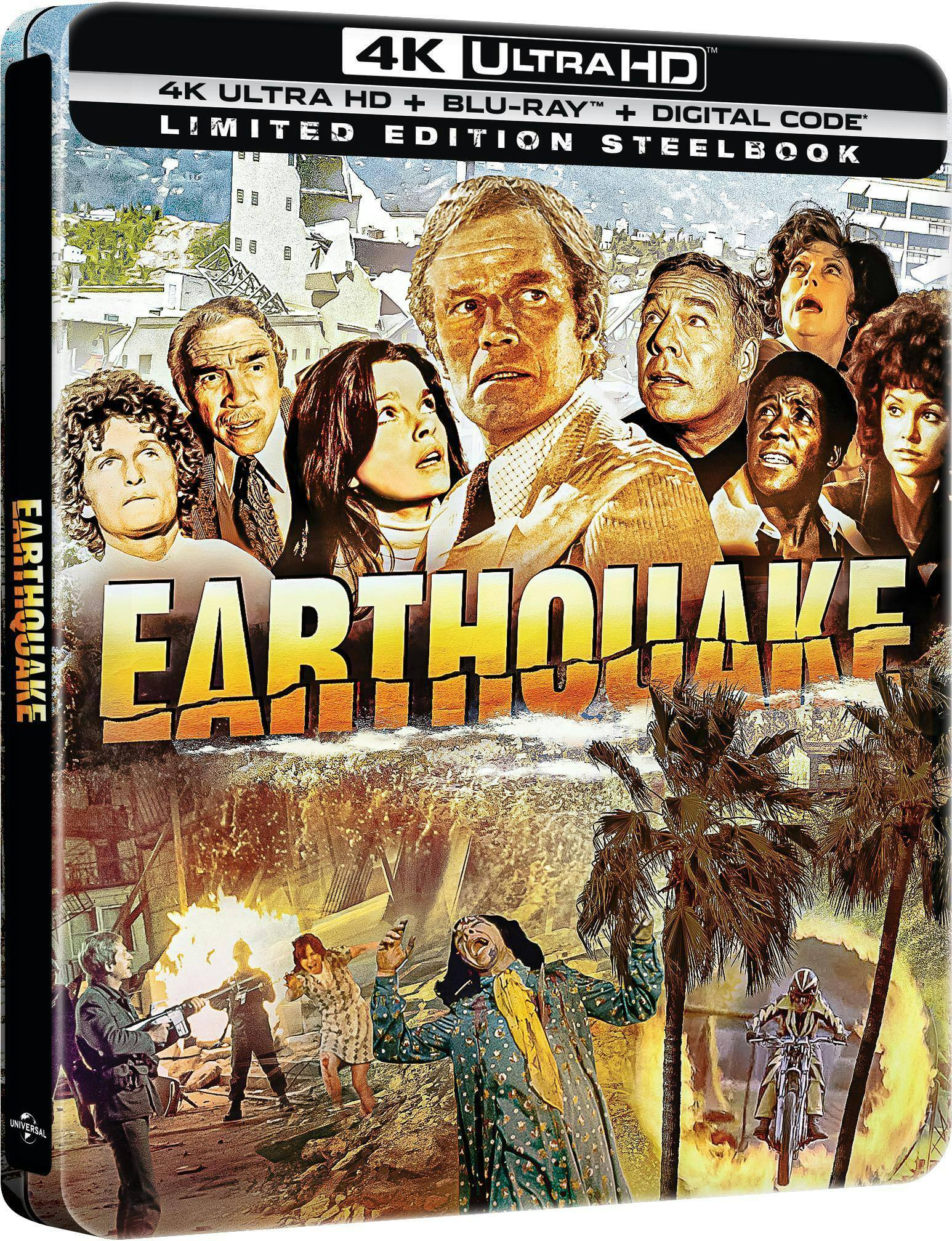 Back. Earthquake (Steelbook)   - 4K Blu-Ray.