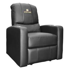 DreamSeat - Notre Dame Fighting Irish Team Logo Stealth Manual Recliner - Black