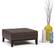 Alt View 11. Simpli Home - Dover 36 inch Wide Contemporary Square Coffee Table Storage Ottoman - Chocolate Brown.