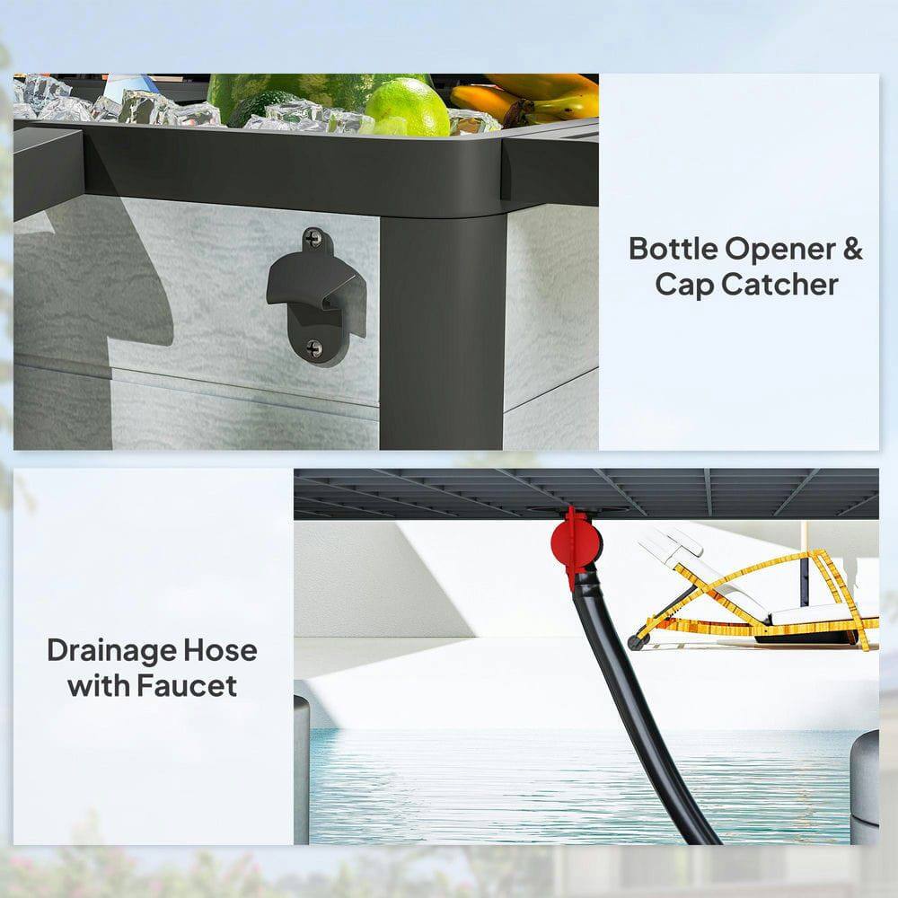 Bottle Opener & Cap Catcher

Drainage Hose with Faucet