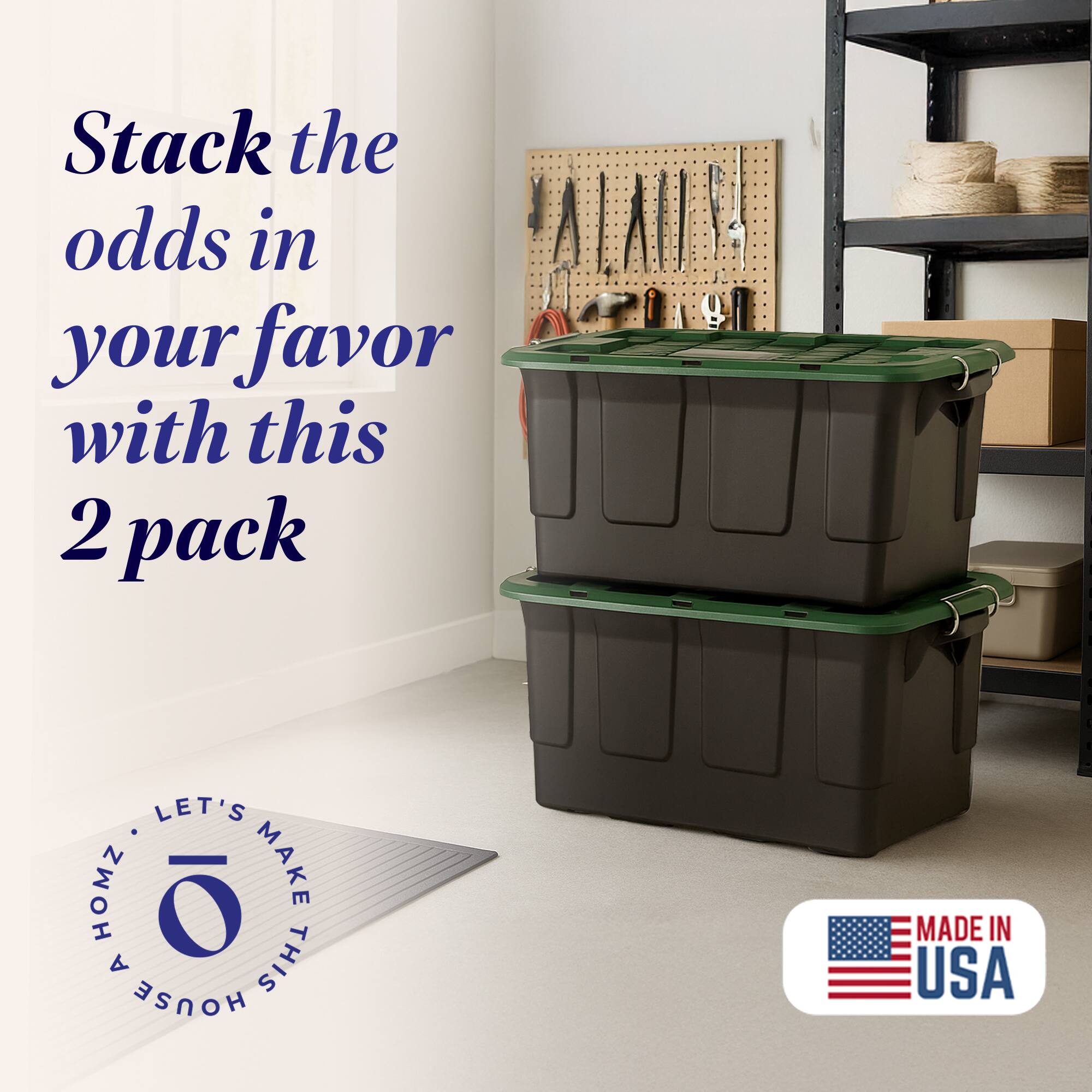 Stack the odds in your favor with this 2 pack

LET'S MAKE THIS HOUSE

MADE IN USA