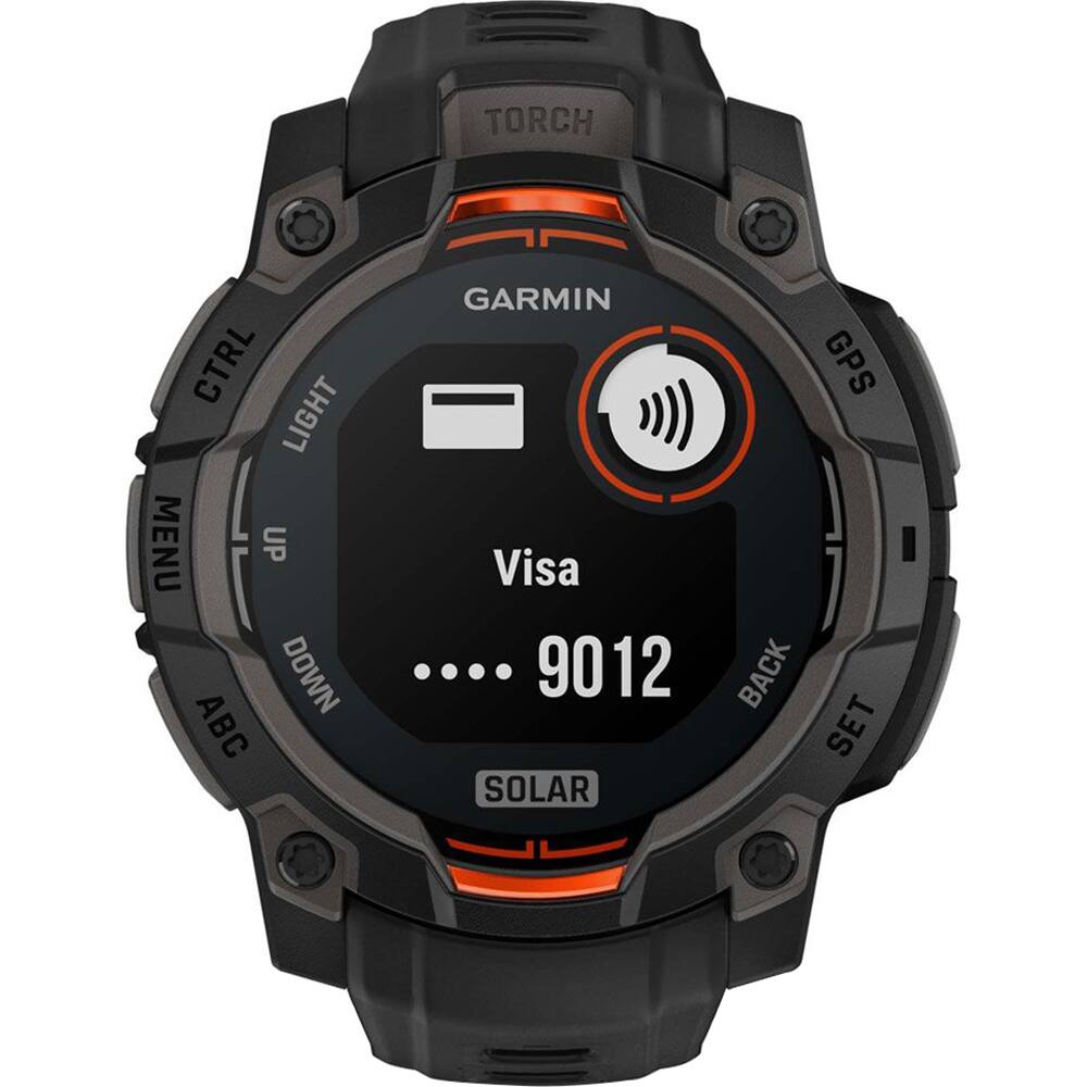 TORCH CTRL LIGHT MENU UP DOWN ABC GARMIN Visa .... 9012 SOLAR GPS BACK SET