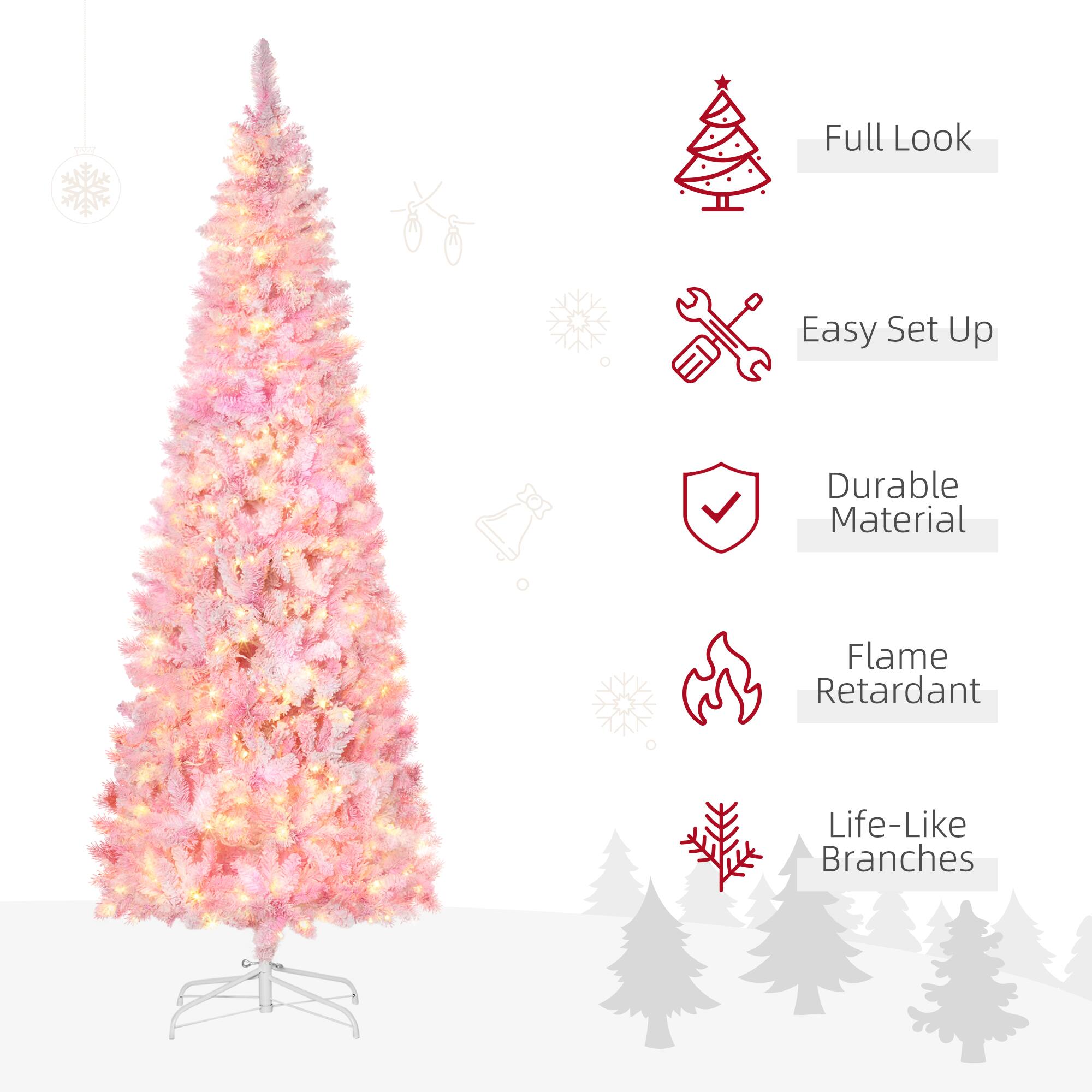 - Full Look
- Easy Set Up
- Durable Material
- Flame Retardant
- Life-Like Branches