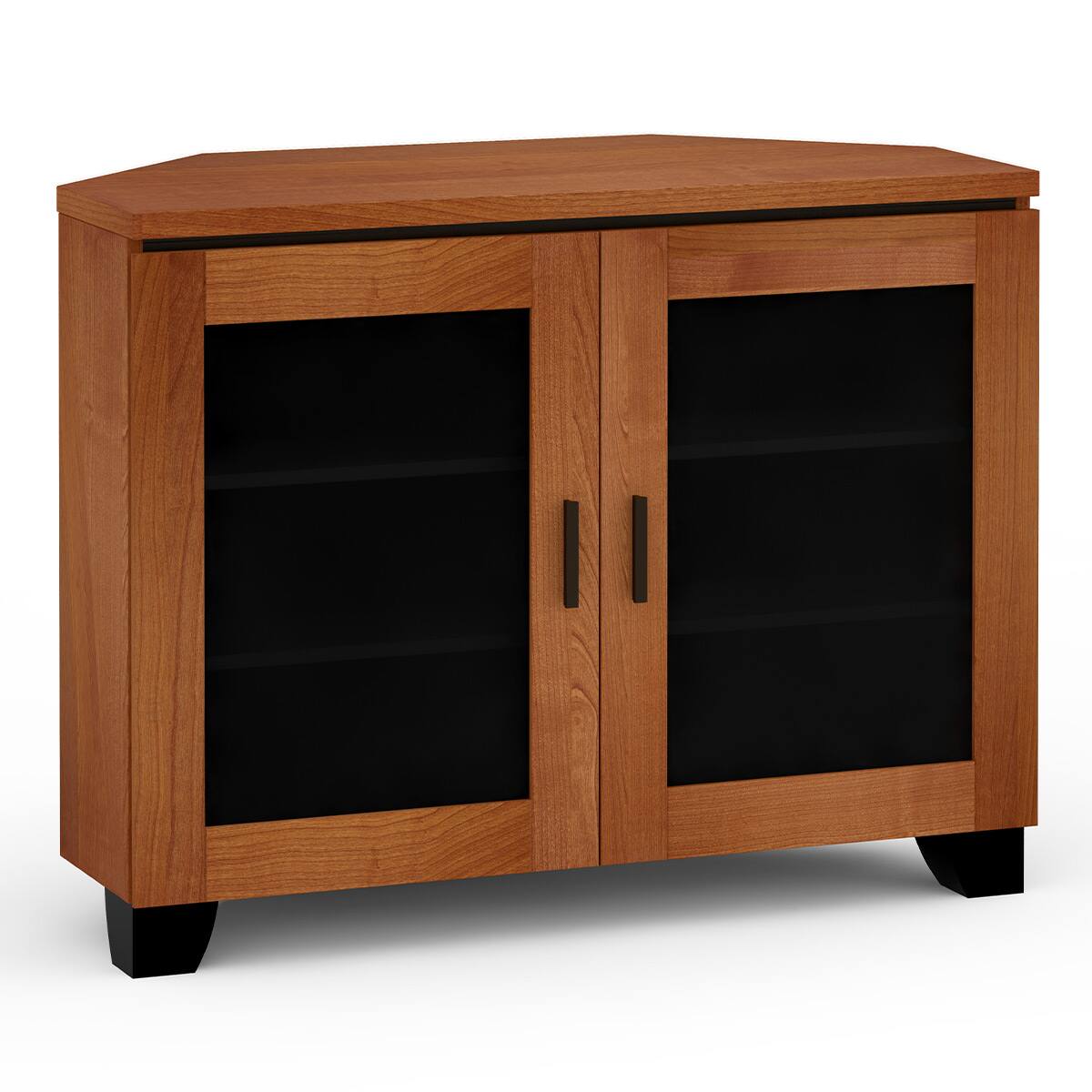 Front. Salamander Designs - Salamander Designs Chameleon Collection Elba 323 Twin Corner AV Cabinet - American Cherry.
