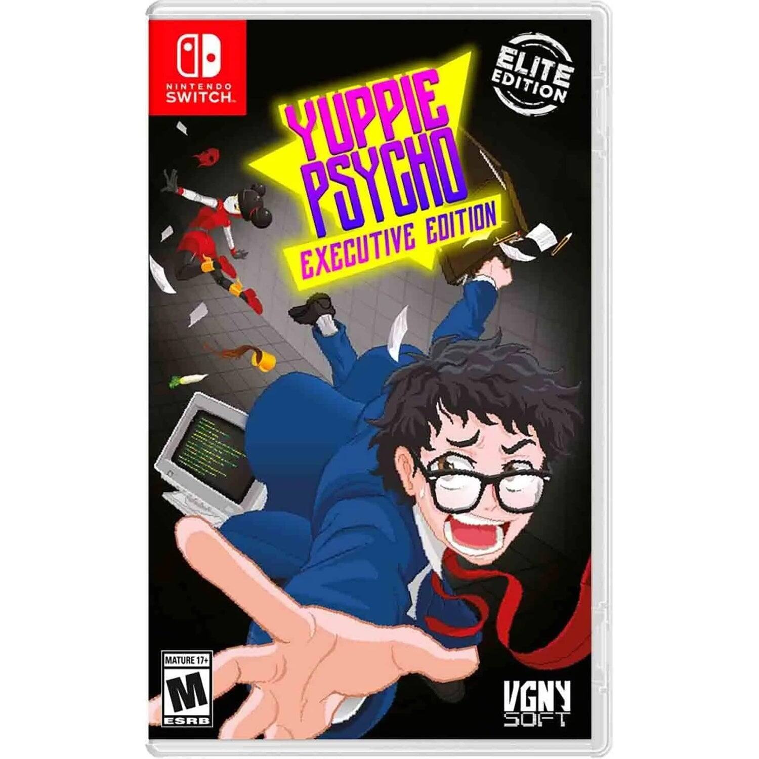 NINTENDO SWITCH

YUPPIE PSYCHO EXECUTIVE EDITION

ELITE EDITION

MATURE 17+ M ESRB

VGNY SOFT
