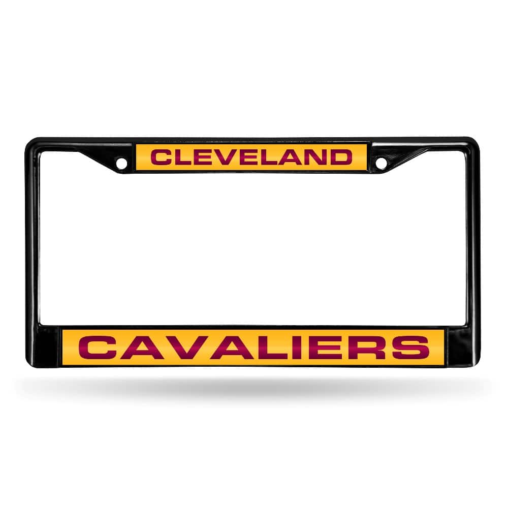 Rico Industries - Cleveland Cavaliers Black Metal License Plate Frame Holder - Multi