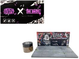 "American Diorama X INK BMBRS - LA Lowrider" Street Art Diorama for 1/64 Scale Models by American Diorama - Multi