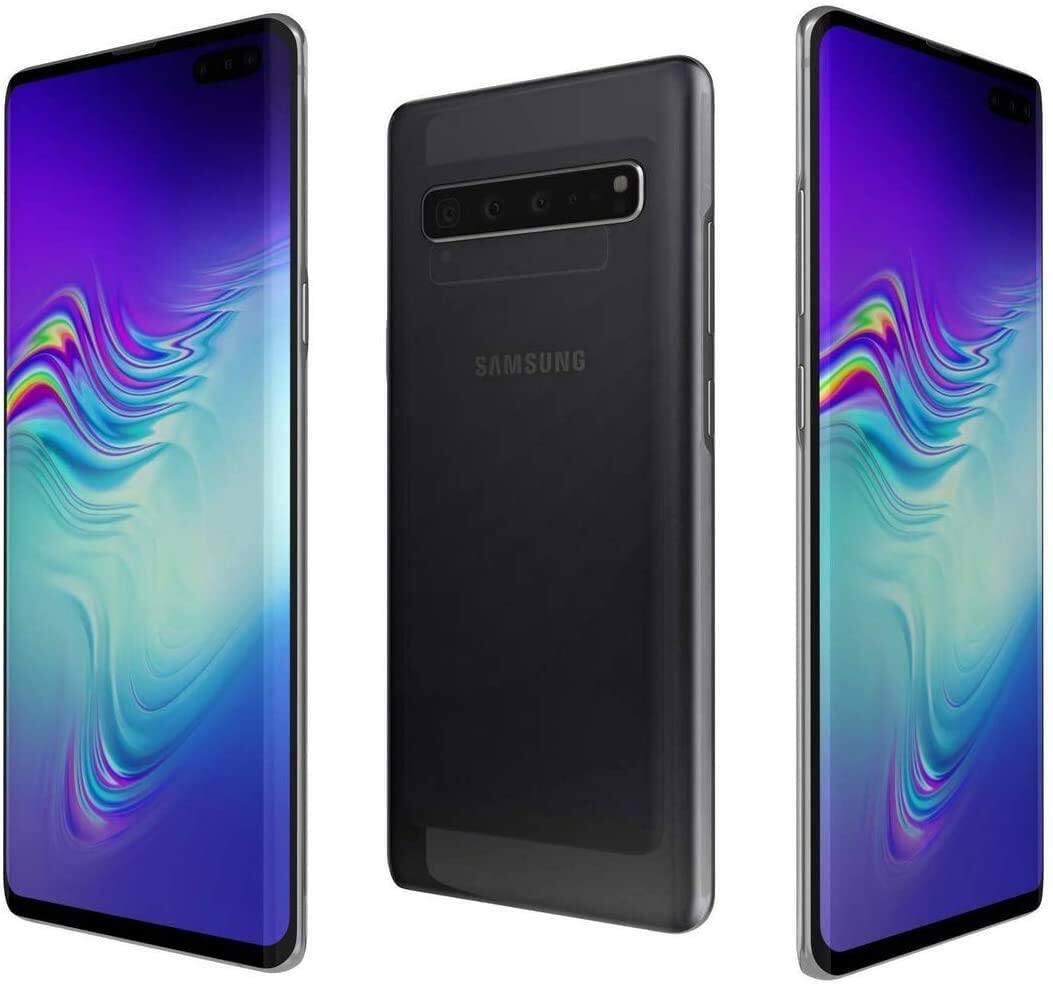 Back. Samsung - Samsung Galaxy S10 5G G977U (Fully Unlocked) 256GB - Majestic Black.
