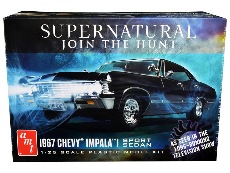 SUPERNATURAL
JOIN THE HUNT
1967 CHEVY IMPALA™ SPORT SEDAN
1/25 SCALE PLASTIC MODEL KIT
a m t
AS SEEN IN THE LONG-RUNNING TELEVISION SHOW