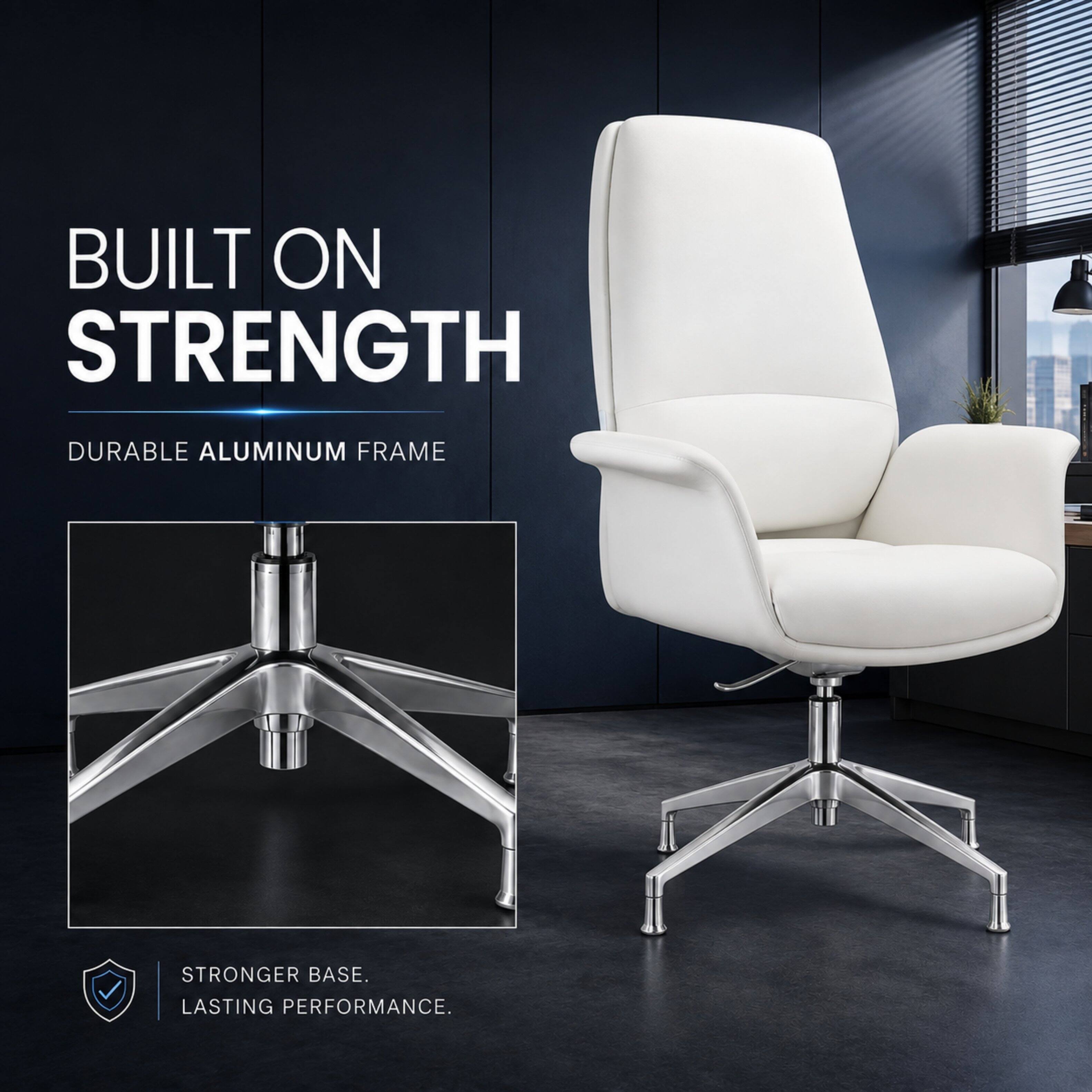 BUILT ON STRENGTH  
DURABLE ALUMINUM FRAME  
STRONGER BASE.  
LASTING PERFORMANCE.