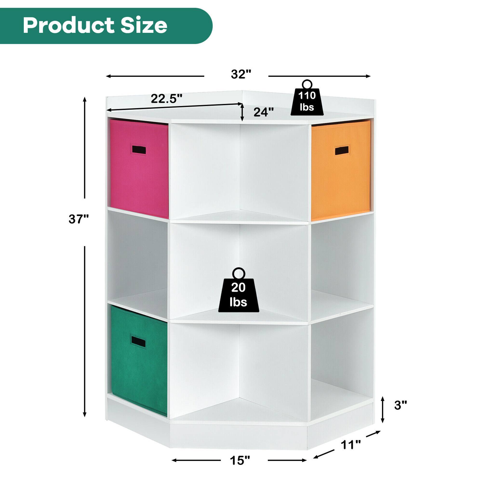 Product Size

- 32" (width)
- 22.5" (depth)
- 37" (height)
- 24" (shelf depth)
- 110 lbs (shelf capacity)
- 20 lbs (shelf capacity)
- 15" (shelf width)
- 11" (shelf width)
- 3" (shelf height)