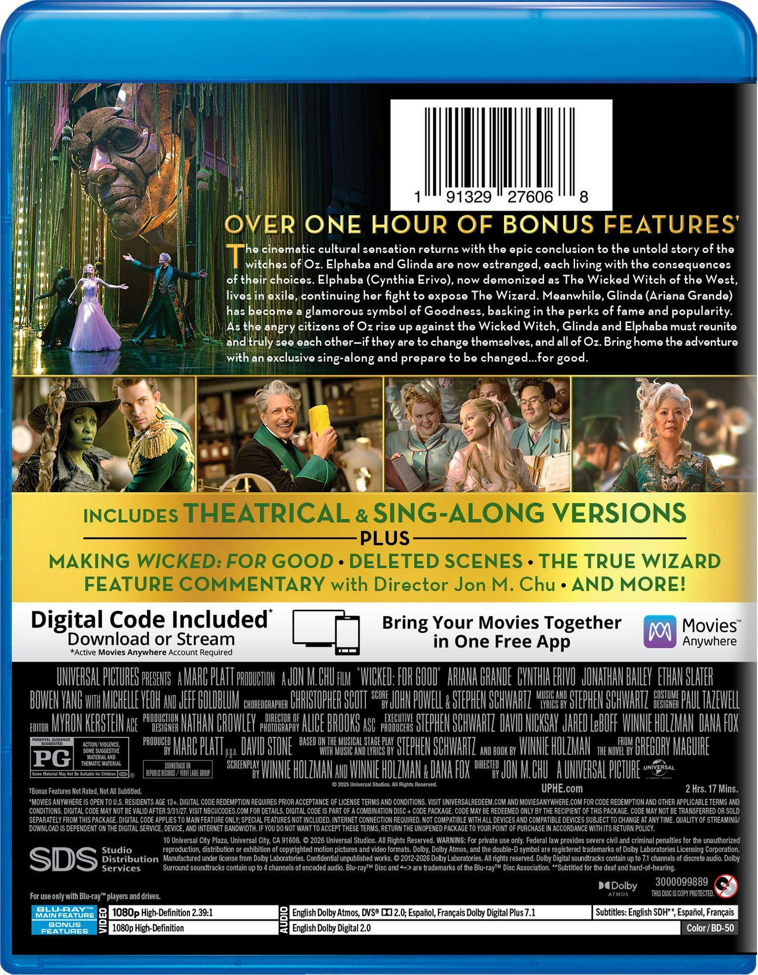 Back. Wicked: For Good   - BLU-RAY.
