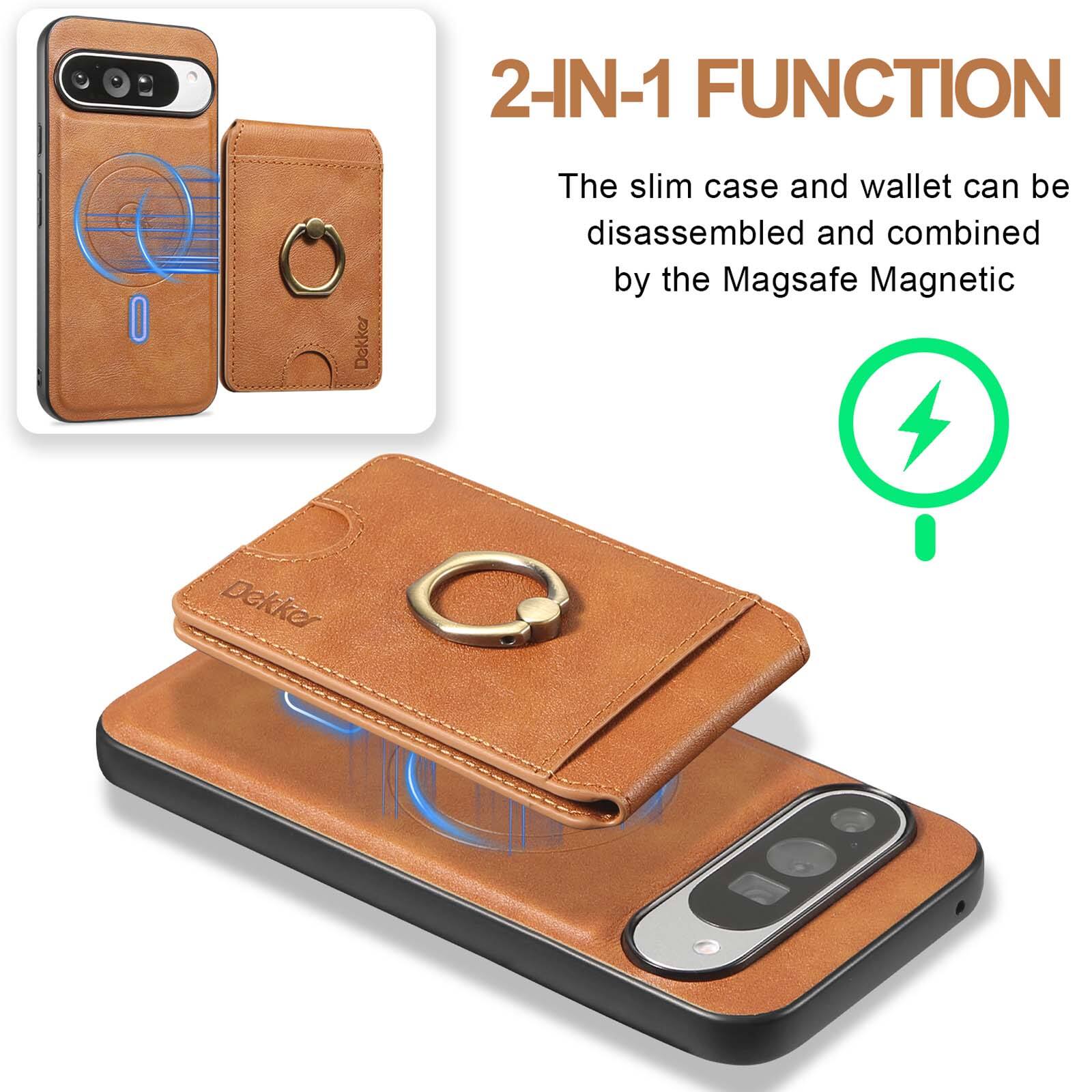 2-IN-1 FUNCTION

The slim case and wallet can be disassembled and combined by the Magsafe Magnetic
