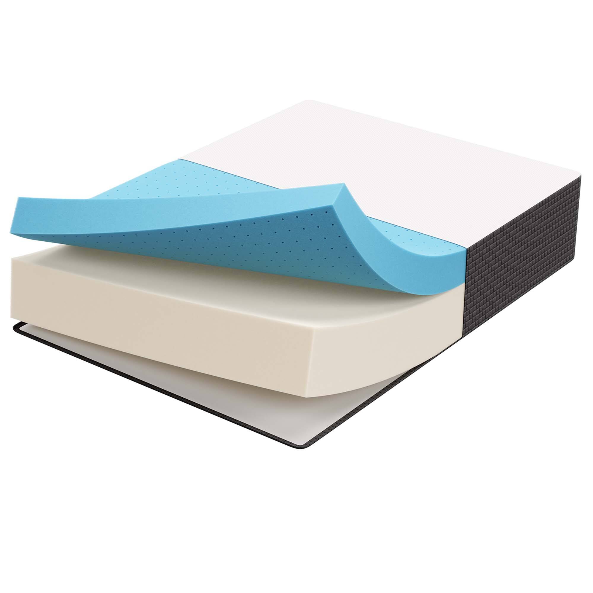 Alt View 10. Modway - Aveline 16" Memory Foam King Mattress by Modway - White.