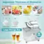 Adjustable Thickness of Shaved Ice: Suitable for both home & commercial use. Milkshakes, Cold Drinks, Shaved Ice, Seafood, Snow Cone, Rough Ice, Large Storage Box (10 Gallon).