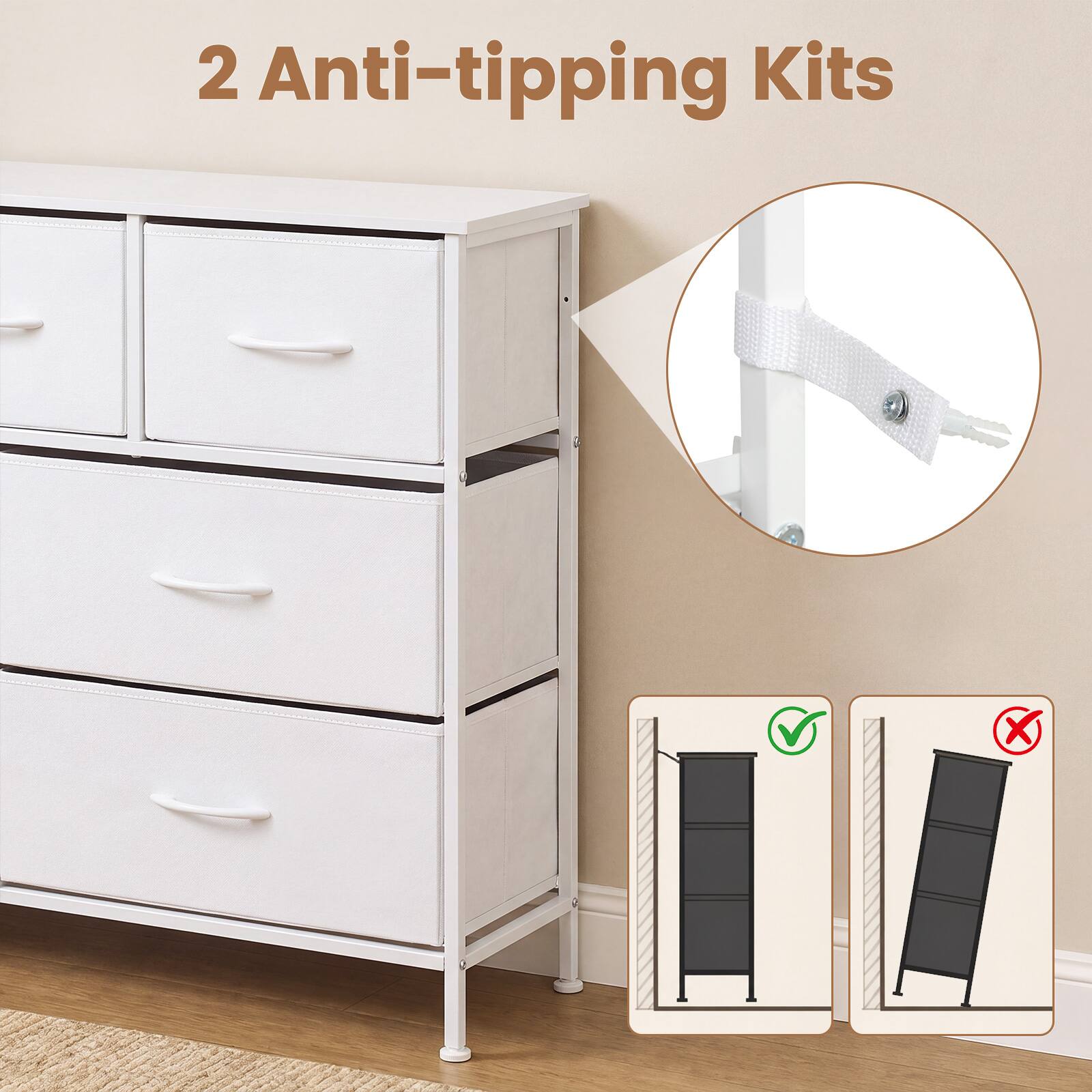 2 Anti-tipping Kits