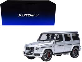 2019 Mercedes-Benz AMG G63 Iridium 1/18 Model Car by Autoart - Silver Metallic