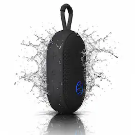 Gemini - Mini Bluetooth Speaker - Small Portable Waterproof - Carabiner, Compact Travel Design, IPX7 Shower Proof, 12Hr Batter