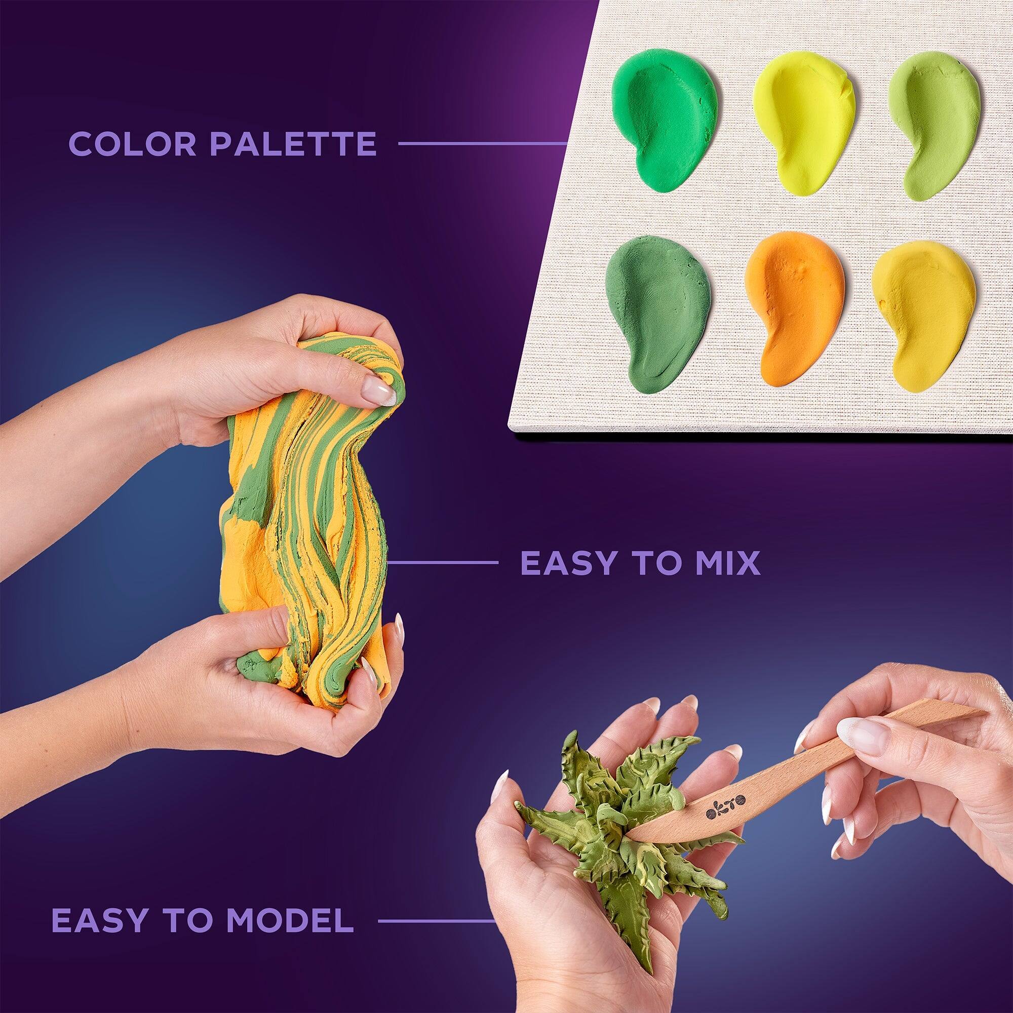 COLOR PALETTE
EASY TO MIX
EASY TO MODEL